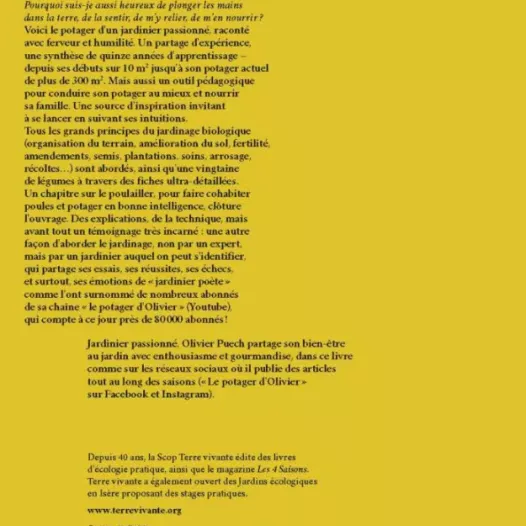 Le potager d'Olivier