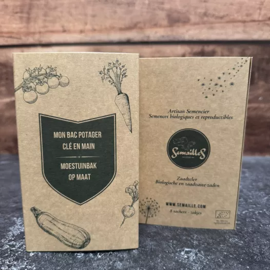 Kit semences : Mon bac potager graines en main