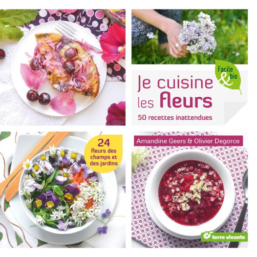 Salade aux fleurs comestibles de saison