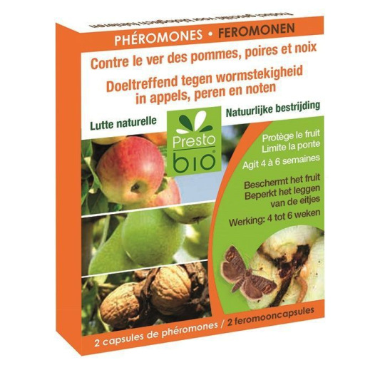 2 Feromoon capsules - carpocapses Appel - Peer