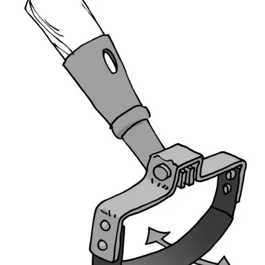 Sarcloir oscilant de 125mm